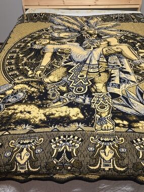 Classic Mexican Cobija (blanket),